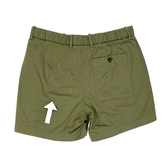Everlane Uniform Utility Shorts Sz S Olive Green Elastic Waist Stretchy Summer - Picture 13 of 14